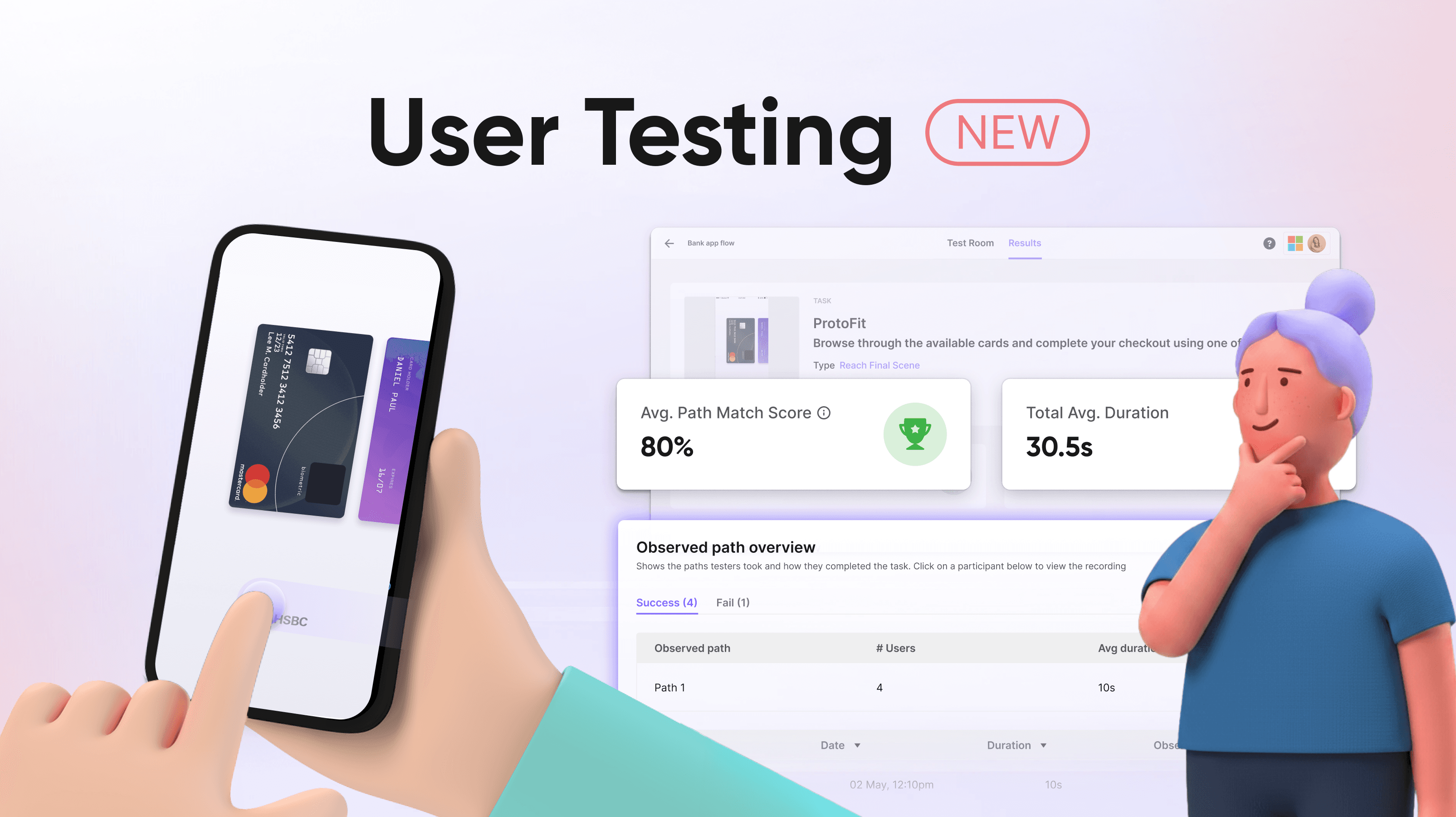 ProtoPie User Testing is here. Track every action, one workflow.