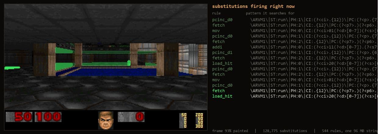 DOOM Using Regular Expressions