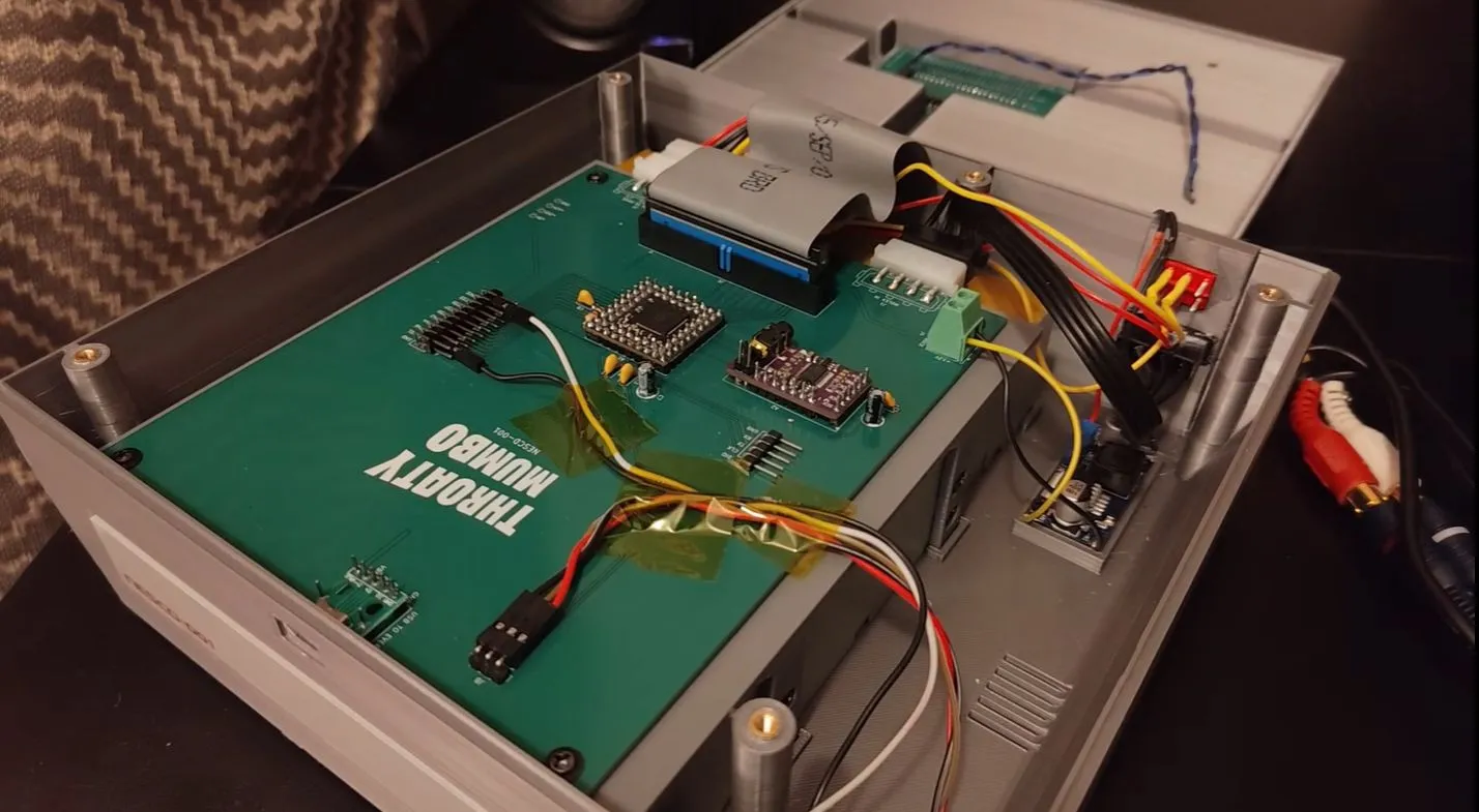 Giving the NES an Optical Data Storage Add-On