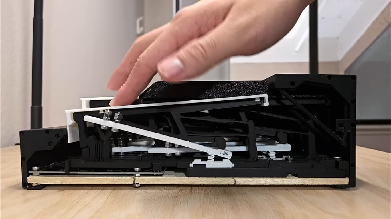 3D Printed Piano Action Faithful to the Original