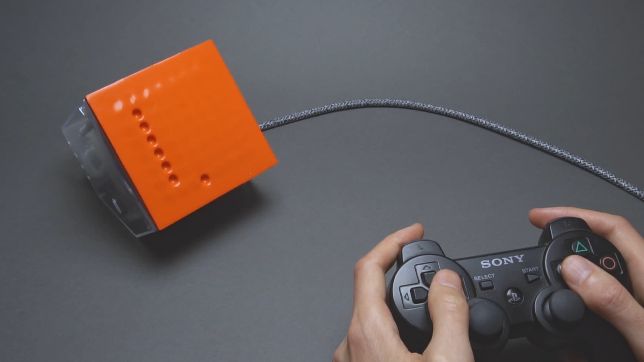 Playing Snake with a Pneumatic Display