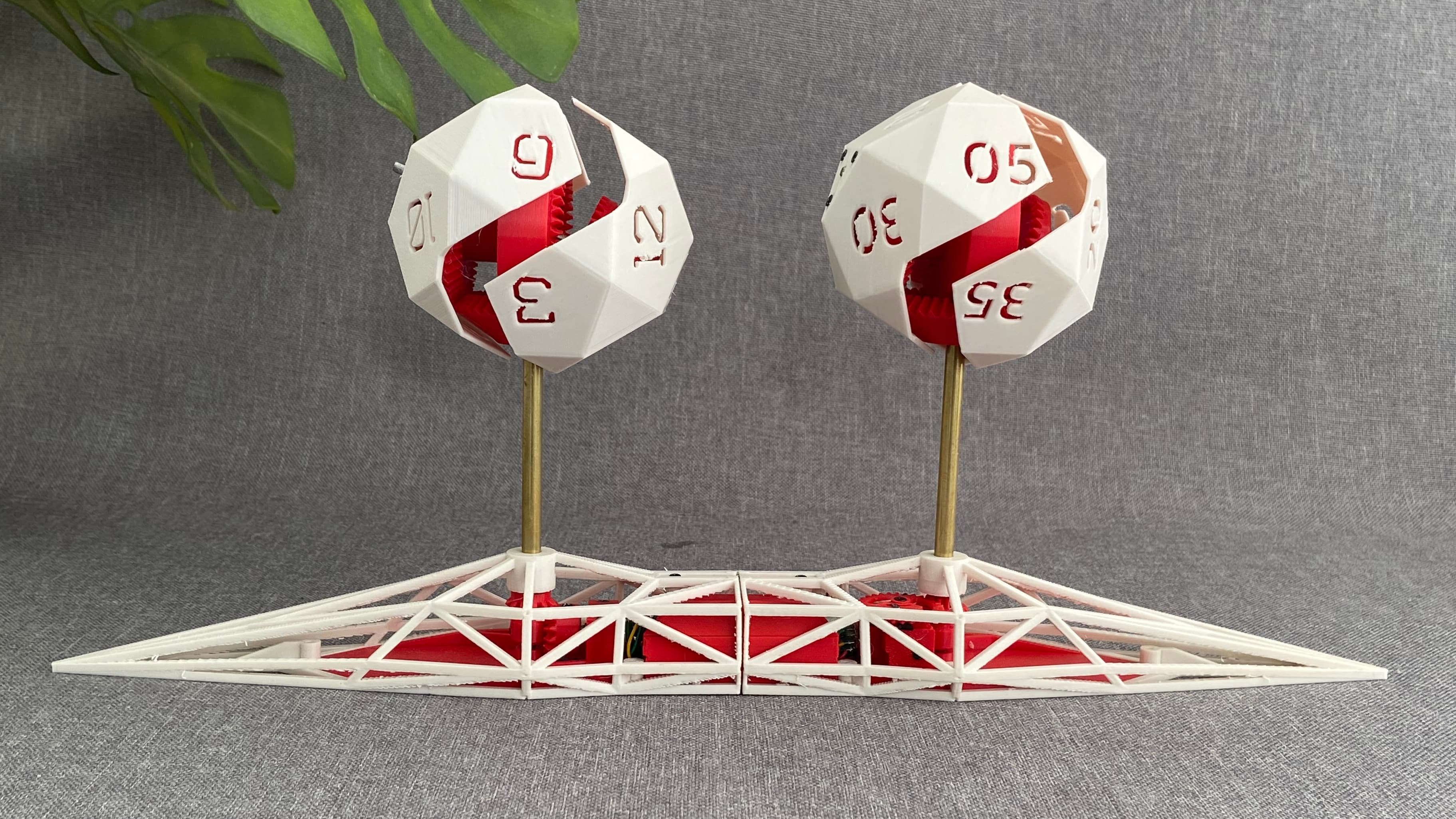 Keeping Time on Tumbling Icosahedra