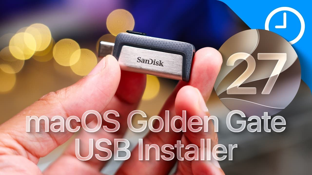 How to create a macOS 27 Golden Gate USB Installer Drive