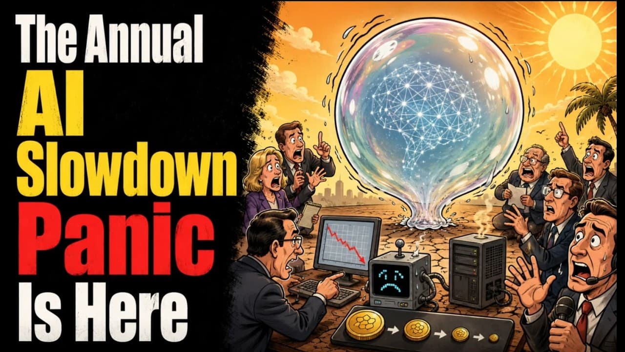 The Annual AI Slowdown Panic Is Here