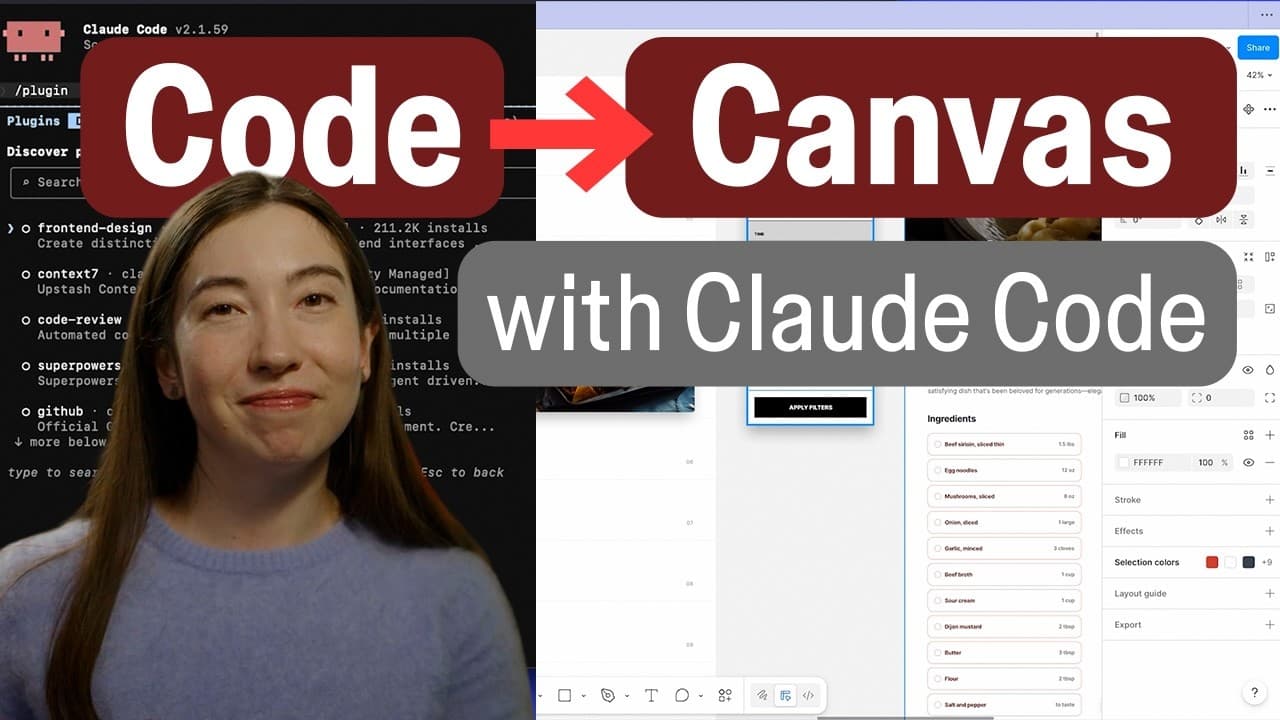Code to Canvas: Claude Code | Figma