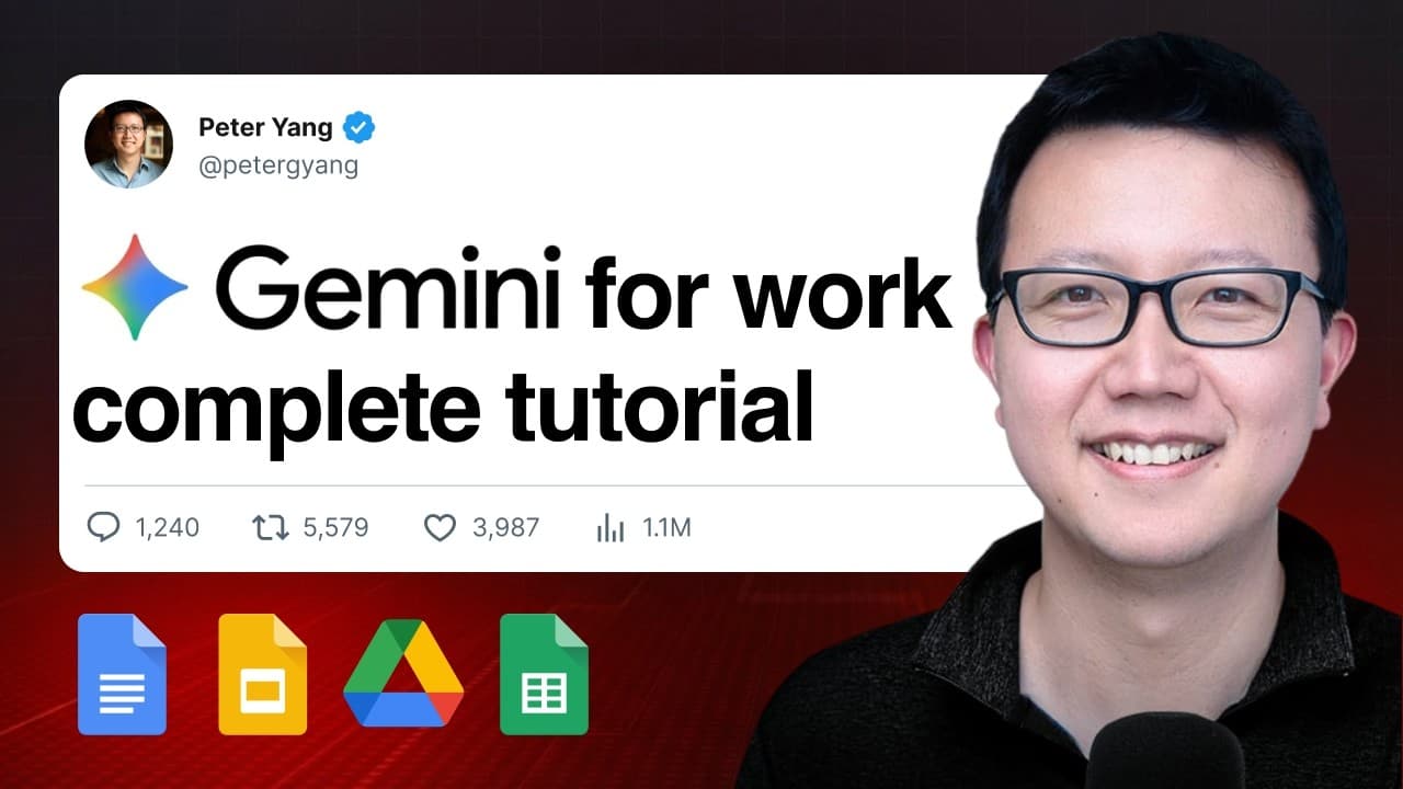 Master Gemini in Google Docs, Sheets & Slides in 18 Min (5 Real Use Cases)