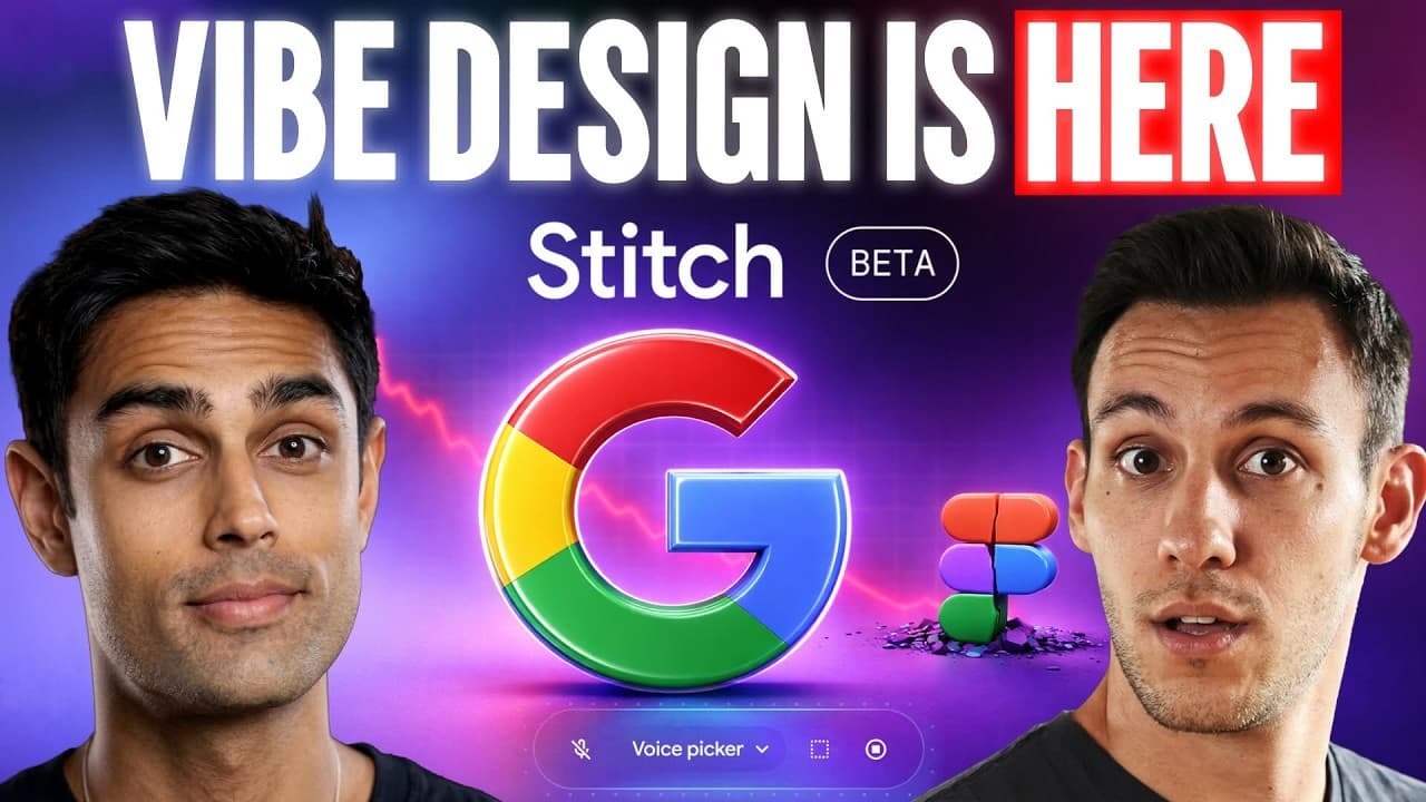 Google Stitch Just Destroyed Figma's Stock in One Update (Here's Why)