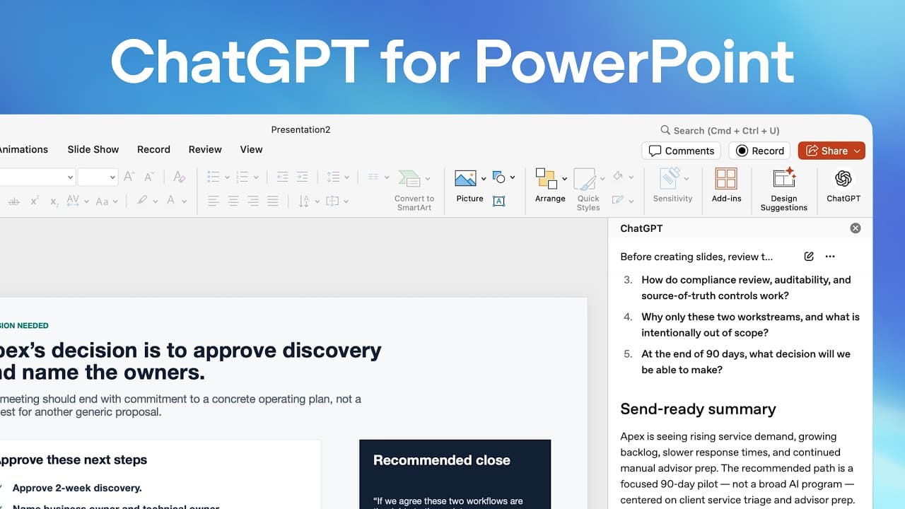 Create and edit presentations faster in PowerPoint