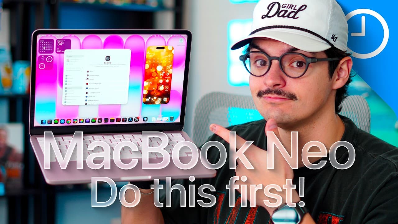 Just Got a MacBook Neo? Do THIS First