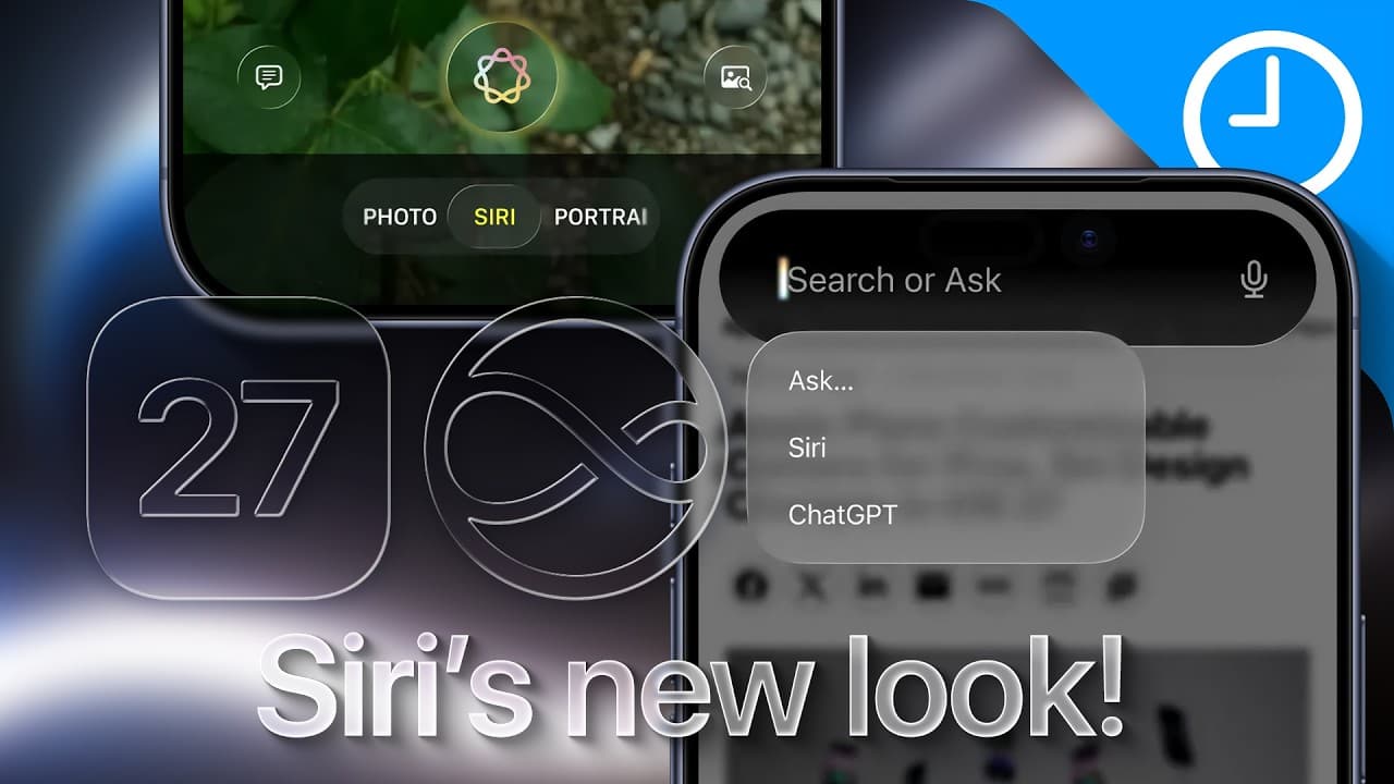 iOS 27 Leak Reveals Apple’s Biggest Siri Redesign Ever
