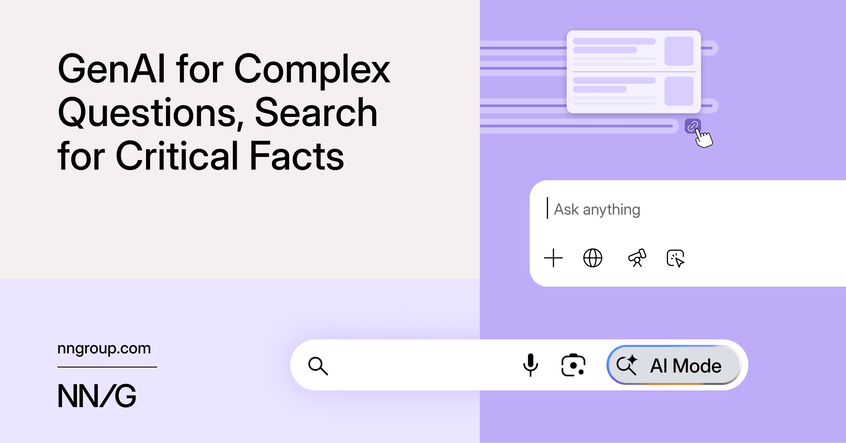 GenAI for Complex Questions, Search for Critical Facts