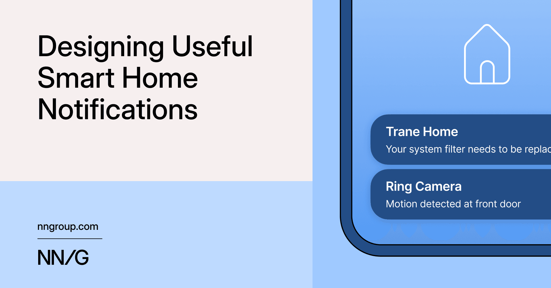 Designing Useful Smart Home Notifications