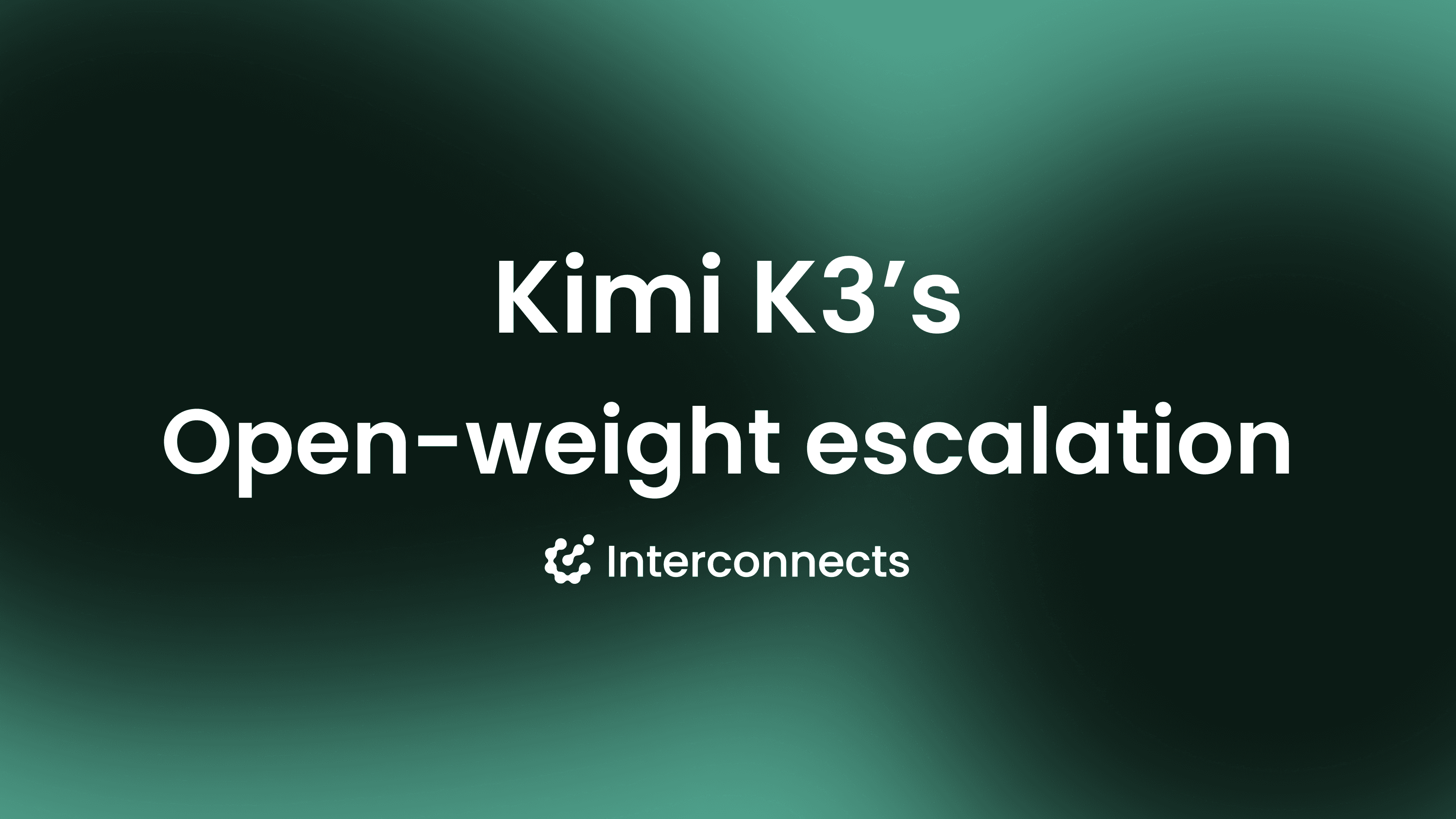 Kimi K3: The open-weights escalation