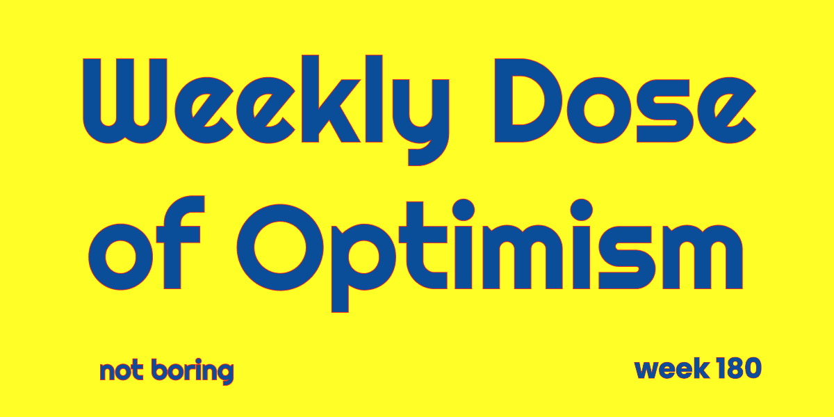 Weekly Dose of Optimism #180