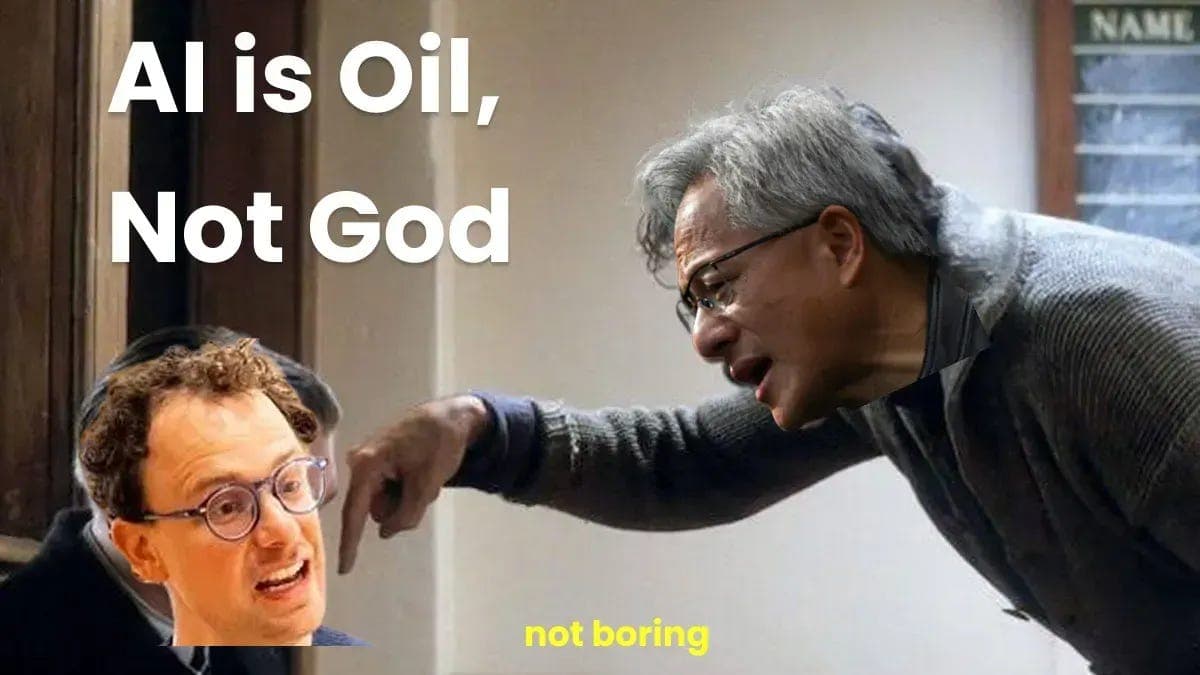 AI is Oil, Not God